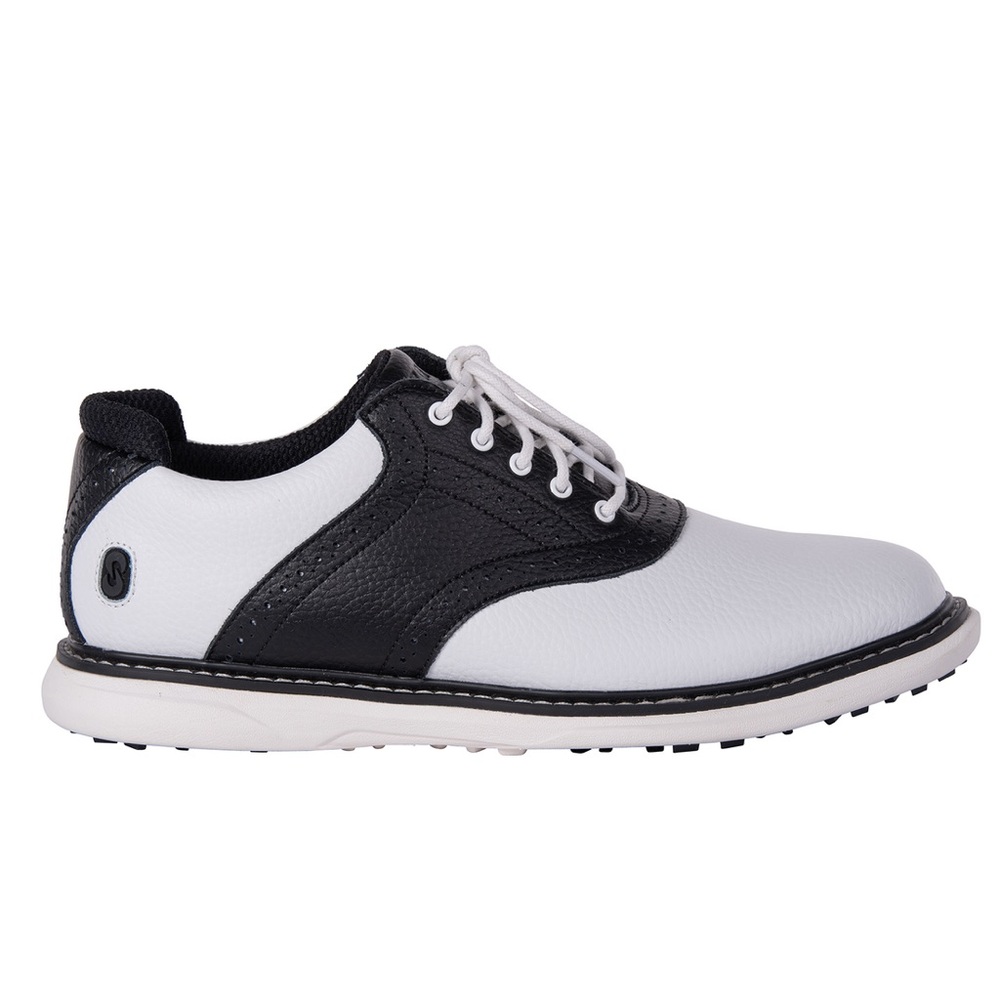 NIB Stroll Men’s Promenade Golf Shoes. Black and White. Size 10